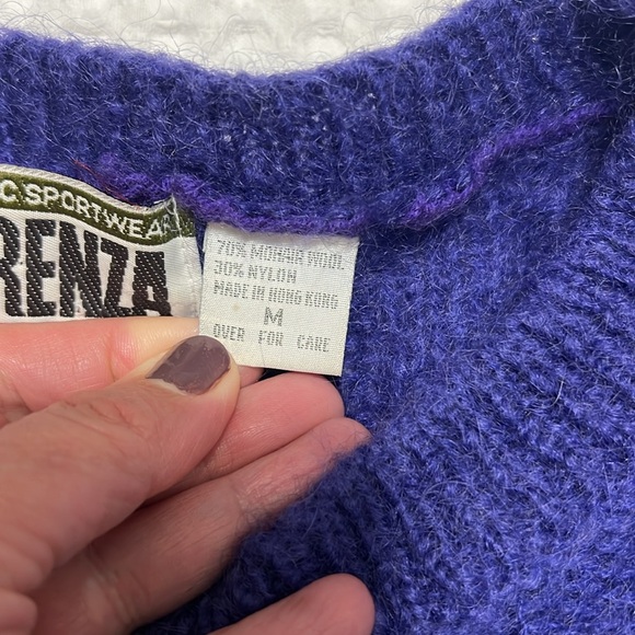 Vintage Cable Mohair Wool Sweater - Picture 5 of 6